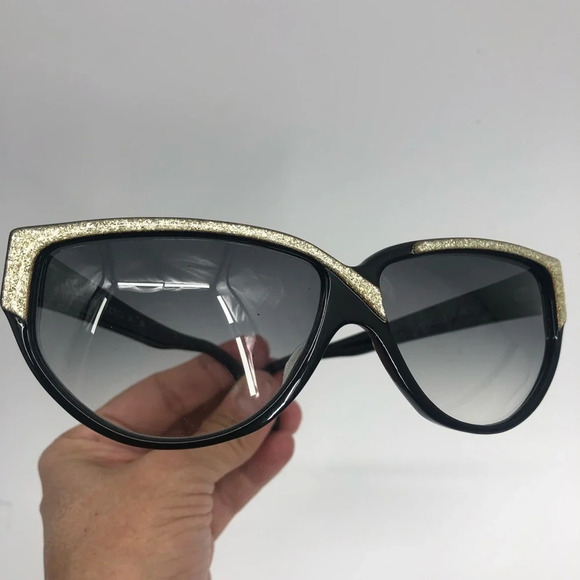 Vintage Colors in Optics gold glitter sunglasses - Picture 5 of 9